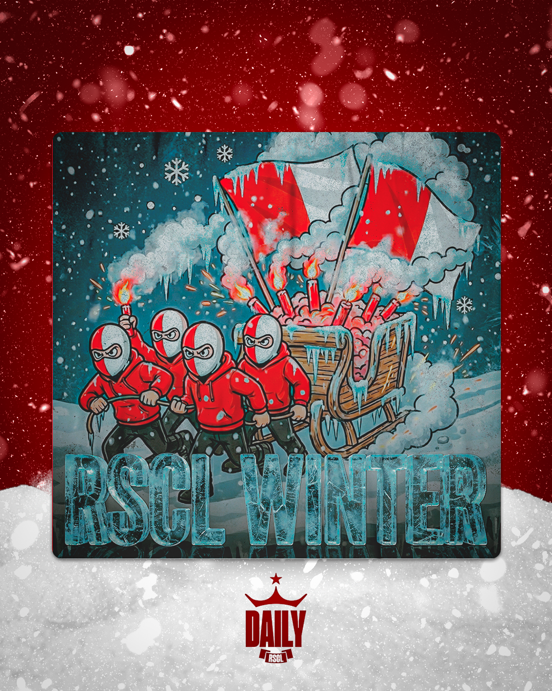 RSCL Winter Sticker - 8x8cm