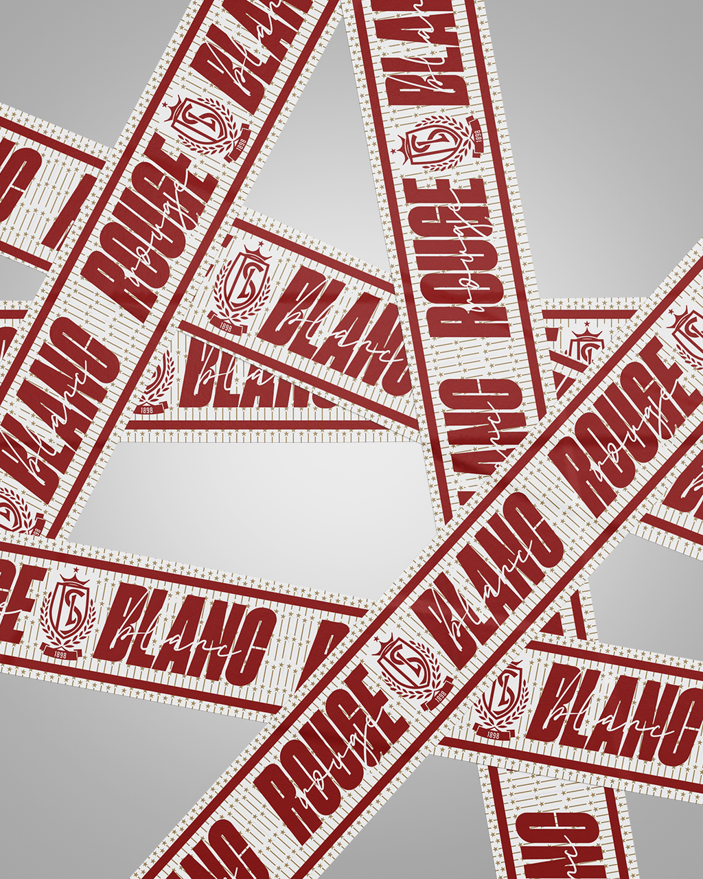 ROUGE ET BLANC ROLL TAPE